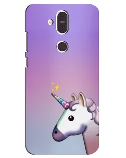 Чохол для Nokia 8.1 (2018) з картинкою «Єдиноріг градієнт» Чохол для Nokia 8.1 (2018) з картинкою «Єдиноріг градієнт»
