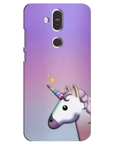 Чохол для Nokia 8.1 (2018) з картинкою «Єдиноріг градієнт»