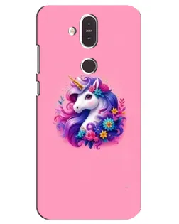 Чохол для Nokia 8.1 (2018) з картинкою «Казковий єдиноріг»
