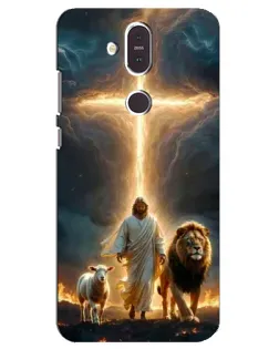 Чохол для Nokia 8.1 (2018) з картинкою «Лев Юди та Світло»