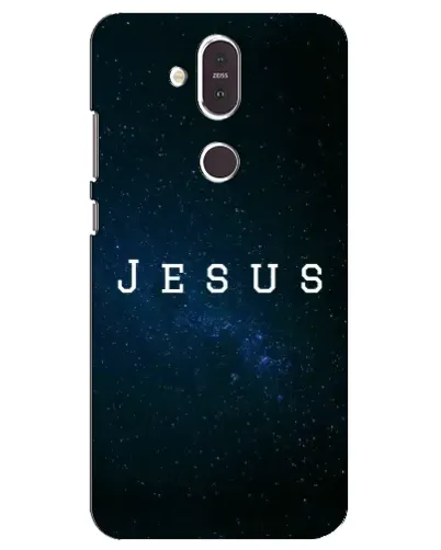 Чехол для Nokia 8.1 (2018) с картинкой «Звездное небо Jesus»