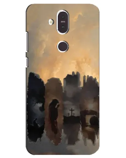 Чехол для Nokia 8.1 (2018) с картинкой «Дорога к вере»