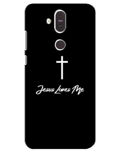 Чехол для Nokia 8.1 (2018) с картинкой «Иисус любит тебя»