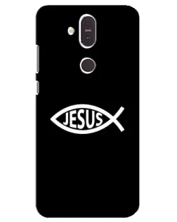 Чехол для Nokia 8.1 (2018) с картинкой «Классический Jesus»