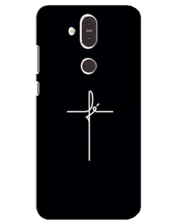 Чохол для Nokia 8.1 (2018) з картинкою «Тонкий хрест»