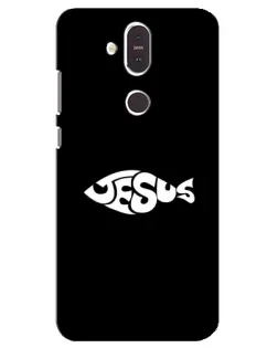 Чохол для Nokia 8.1 (2018) з картинкою «Риба  Jesus»