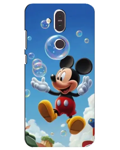Чохол для Nokia 8.1 (2018) з картинкою «Mickey та мильні бульбашки»
