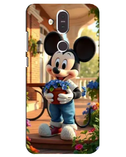 Чохол для Nokia 8.1 (2018) з картинкою «Міккі садівник»