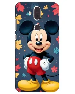 Чохол для Nokia 8.1 (2018) з картинкою «Осінній Mickey Mouse»