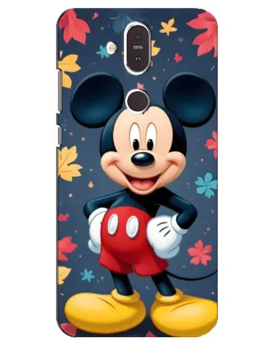 Чохол для Nokia 8.1 (2018) з картинкою «Осінній Mickey Mouse»