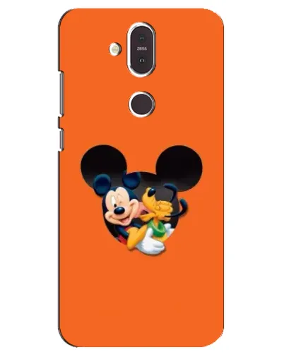 Чохол для Nokia 8.1 (2018) з картинкою «Серце Міккі Мінні»