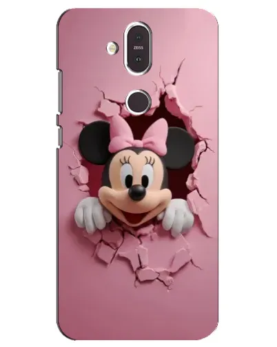 Чохол для Nokia 8.1 (2018) з картинкою «Мінні крізь стіну»