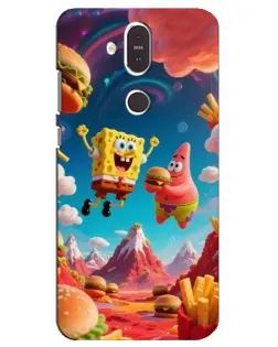 Чохол для Nokia 8.1 (2018) з картинкою «Космічний фастфуд» Чохол для Nokia 8.1 (2018) з картинкою «Космічний фастфуд»