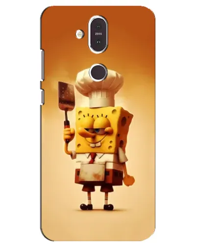 Чохол для Nokia 8.1 (2018) з картинкою «Губка Боб кухар»