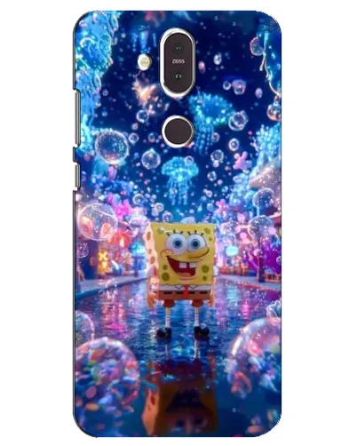 Чохол для Nokia 8.1 (2018) з картинкою «Неоновий океан»