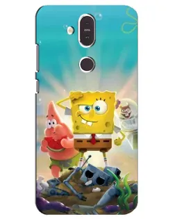 Чохол для Nokia 8.1 (2018) з картинкою «Спанч Боб переможець»