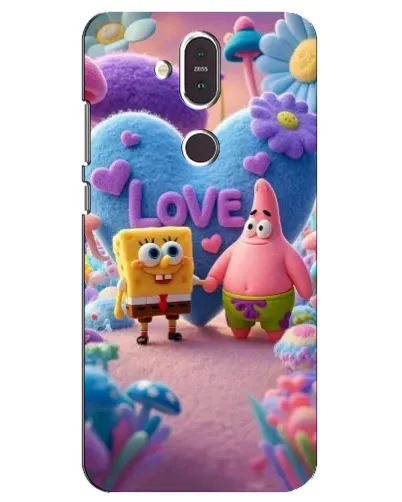 Чохол для Nokia 8.1 (2018) з картинкою «Губка Боб Патрік»