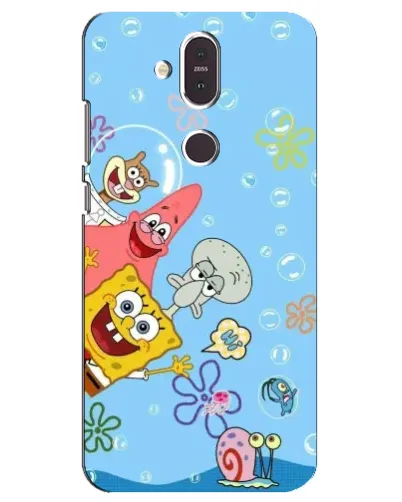 Чохол для Nokia 8.1 (2018) з картинкою «Веселі бульбашки»