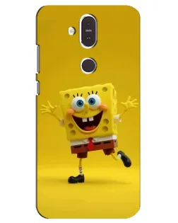 Чохол для Nokia 8.1 (2018) з картинкою «Позитивний Губка Боб»