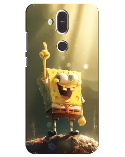 Чохол для Nokia 8.1 (2018) з картинкою «Сяючий Спанч Боб»