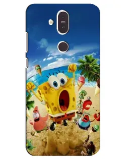 Чохол для Nokia 8.1 (2018) з картинкою «Розваги на пляжі»