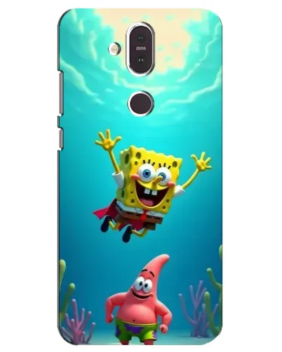 Чехол для Nokia 8.1 (2018) с картинкой «Спанч Боб под водой» Чехол для Nokia 8.1 (2018) с картинкой «Спанч Боб под водой»
