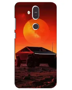 Чохол для Nokia 8.1 (2018) з картинкою «Cybertruck на Марсі»