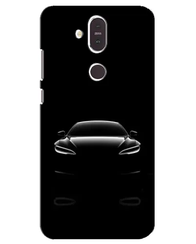 Чохол для Nokia 8.1 (2018) з картинкою «Силует Tesla Night» Чохол для Nokia 8.1 (2018) з картинкою «Силует Tesla Night»