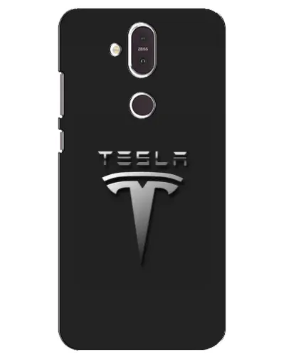 Чохол для Nokia 8.1 (2018) з картинкою «Сталевий логотип Tesla» Чохол для Nokia 8.1 (2018) з картинкою «Сталевий логотип Tesla»