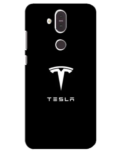 Чохол для Nokia 8.1 (2018) з картинкою «Tesla White Logo» Чохол для Nokia 8.1 (2018) з картинкою «Tesla White Logo»