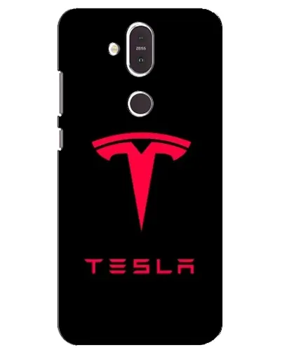 Чохол для Nokia 8.1 (2018) з картинкою «Tesla Red Logo» Чохол для Nokia 8.1 (2018) з картинкою «Tesla Red Logo»