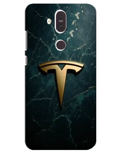 Чохол для Nokia 8.1 (2018) з картинкою «Мармурова Tesla Gold» Чохол для Nokia 8.1 (2018) з картинкою «Мармурова Tesla Gold»