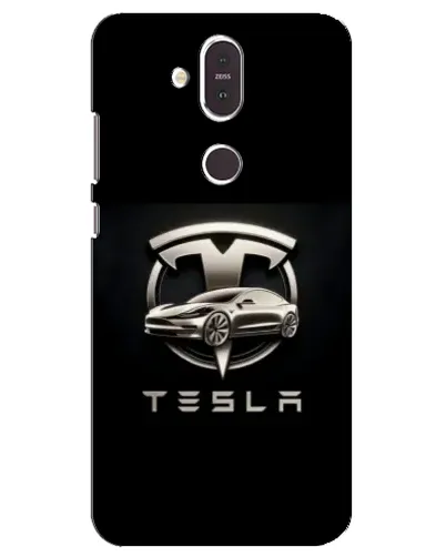 Чохол для Nokia 8.1 (2018) з картинкою «Tesla — срібне авто» Чохол для Nokia 8.1 (2018) з картинкою «Tesla — срібне авто»