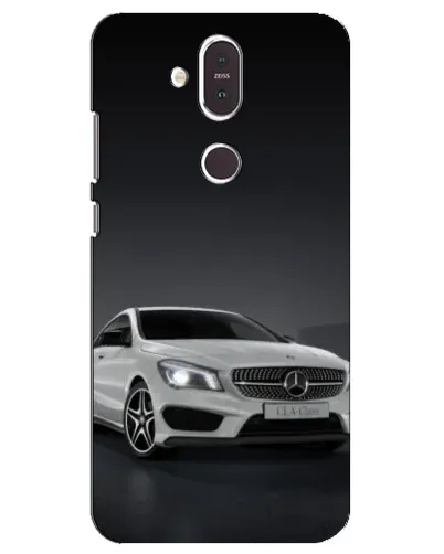 Чехол для Nokia 8.1 (2018) с картинкой «Mercedes AMG GT Silver»