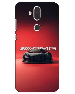 Чехол для Nokia 8.1 (2018) с картинкой «Mercedes AMG — красная линия» Чехол для Nokia 8.1 (2018) с картинкой «Mercedes AMG — красная линия»