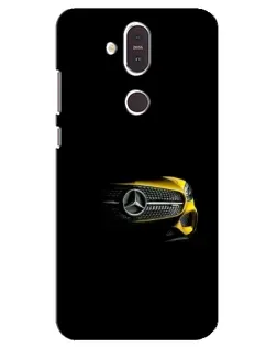 Чехол для Nokia 8.1 (2018) с картинкой «Mercedes — ретро стиль» Чехол для Nokia 8.1 (2018) с картинкой «Mercedes — ретро стиль»
