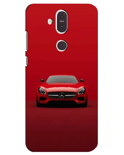 Чехол для Nokia 8.1 (2018) с картинкой «Красный Mercedes AMG»