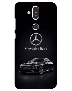 Чехол для Nokia 8.1 (2018) с картинкой «Mercedes — решетка радиатора» Чехол для Nokia 8.1 (2018) с картинкой «Mercedes — решетка радиатора»