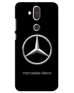 Чехол для Nokia 8.1 (2018) с картинкой «Mercedes Silver Logo» Чехол для Nokia 8.1 (2018) с картинкой «Mercedes Silver Logo»