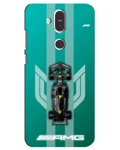 Чехол для Nokia 8.1 (2018) с картинкой «Mercedes AMG Petronas»