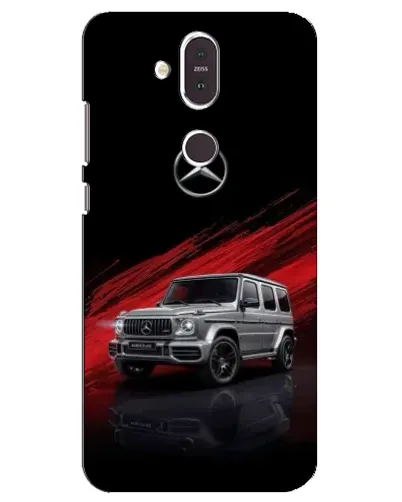 Чехол для Nokia 8.1 (2018) с картинкой «Mercedes G-Class красный»