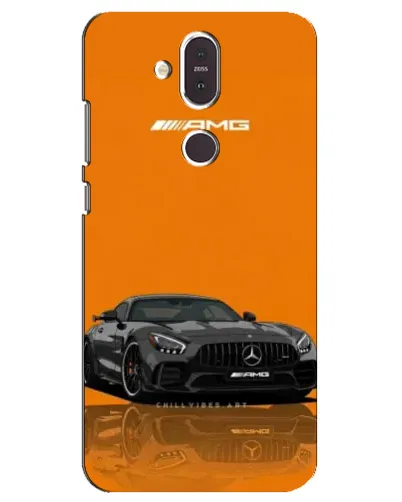 Чехол для Nokia 8.1 (2018) с картинкой «Оранжевый Mercedes AMG»