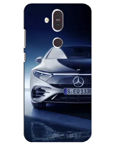 Чехол для Nokia 8.1 (2018) с картинкой «Mercedes EQ — будущее»