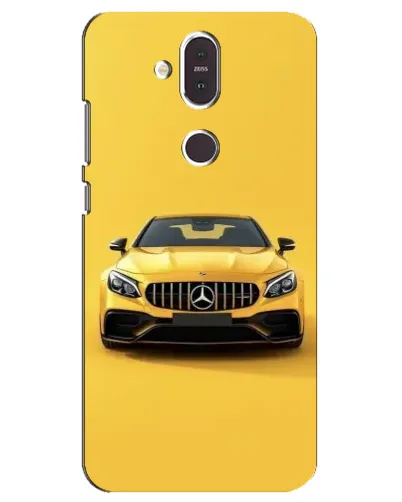 Чехол для Nokia 8.1 (2018) с картинкой «Желтый Mercedes GT»