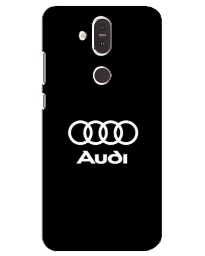 Чехол для Nokia 8.1 (2018) с картинкой «Классическое лого Audi»