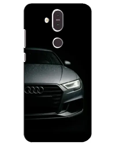 Чехол для Nokia 8.1 (2018) с картинкой «Audi — детализация кузова»