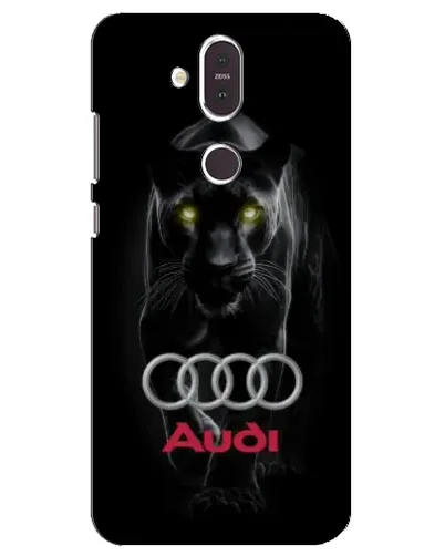 Чехол для Nokia 8.1 (2018) с картинкой «Пантера и Audi»