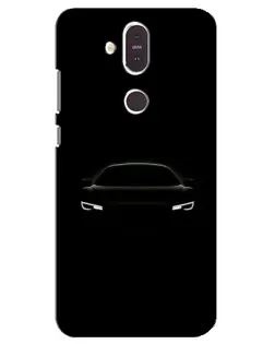 Чехол для Nokia 8.1 (2018) с картинкой «Взгляд Audi в темноте» Чехол для Nokia 8.1 (2018) с картинкой «Взгляд Audi в темноте»