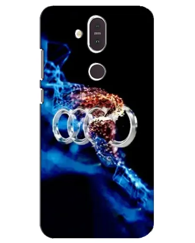Чехол для Nokia 8.1 (2018) с картинкой «Энергия лого Audi»