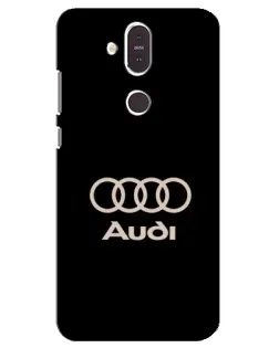 Чехол для Nokia 8.1 (2018) с картинкой «Audi — золотой логотип» Чехол для Nokia 8.1 (2018) с картинкой «Audi — золотой логотип»